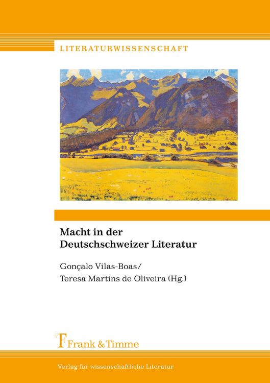 Produktbild: Macht in der Deutschschweizer Literatur