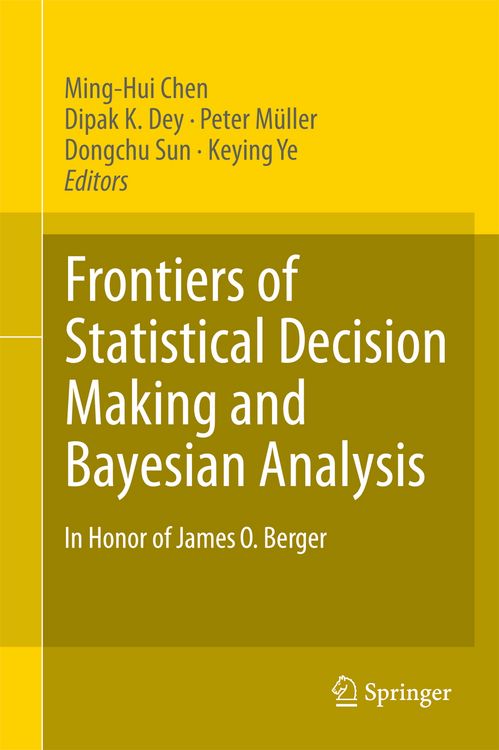 Produktbild: Frontiers of Statistical Decision Making and Bayesian Analysis