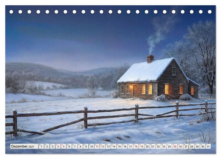 Produktbild: Auf dem Land - Eine Reise in die F&uuml;nfzigerjahre (Tischkalender 2027 DIN A5 quer), CALVENDO Monatskalender