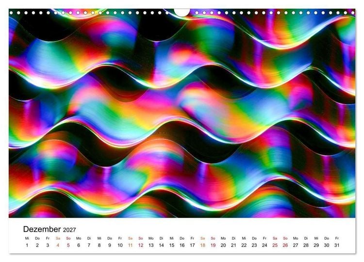 Produktbild: Spektrale Formwelten (Wandkalender 2027 DIN A3 quer), CALVENDO Monatskalender