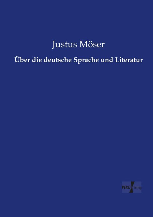 Produktbild: &Uuml;ber die deutsche Sprache und Literatur