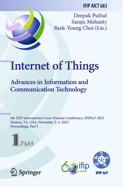 Produktbild: Internet of Things. Advances in Information and Communication Technology