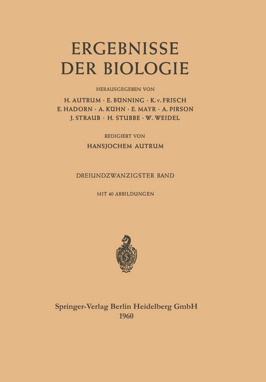 Produktbild: Ergebnisse der Biologie