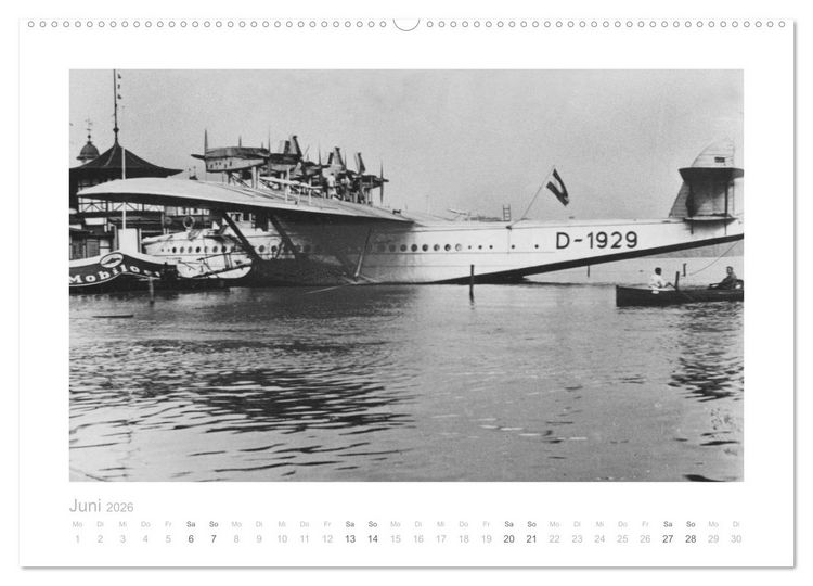 Produktbild: Reise mit dem Flugschiff - Dornier (Wandkalender 2026 DIN A2 quer), CALVENDO Monatskalender