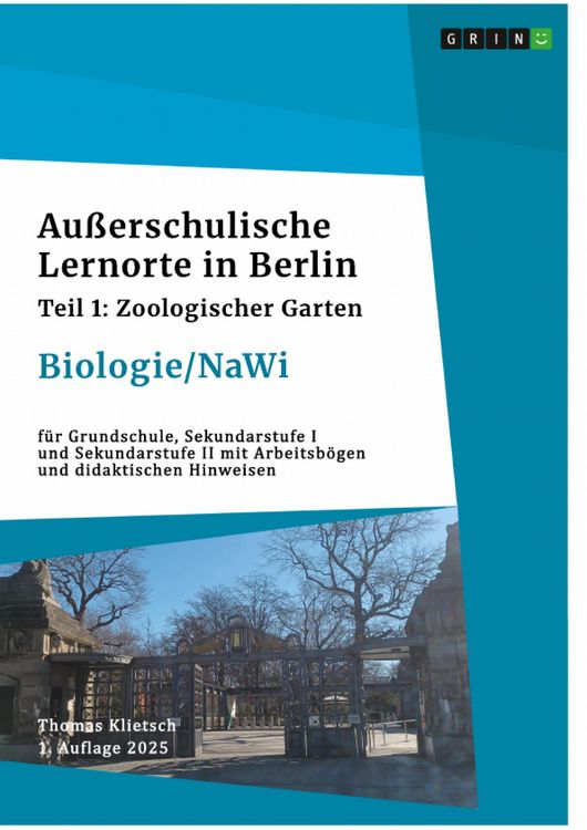 Produktbild: Au&szlig;erschulische Lernorte in Berlin (Biologie/Nawi)