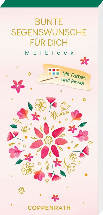 Produktbild: Mini-Malblock &ndash; Bunte Segensw&uuml;nsche f&uuml;r dich