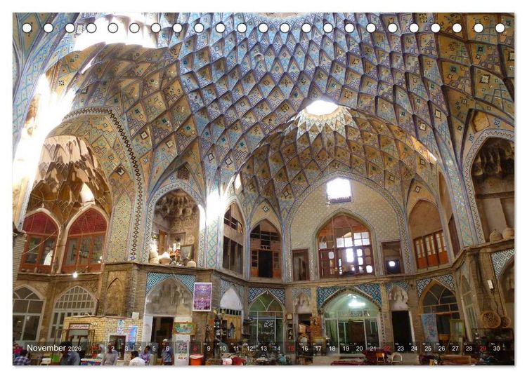 Produktbild: Iran - Eine Bilder-Reise (Tischkalender 2026 DIN A5 quer), CALVENDO Monatskalender