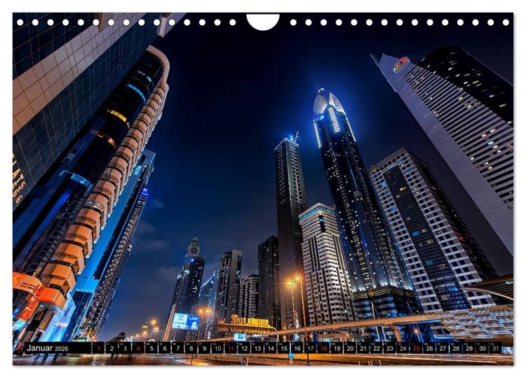 Produktbild: Dubai - City of dreams (Wandkalender 2026 DIN A4 quer), CALVENDO Monatskalender