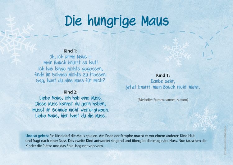 Produktbild: Die Kita-Jahreszeiten-Karten: 32 Spiellieder f&uuml;r den Winter