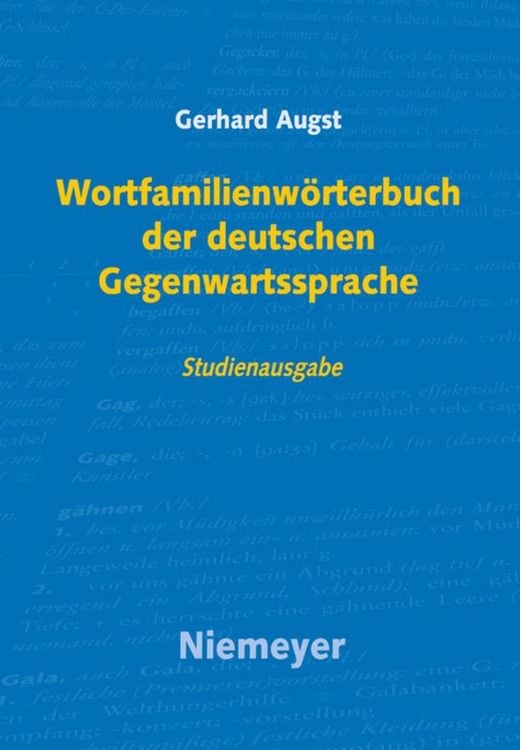Produktbild: Wortfamilienw&ouml;rterbuch der deutschen Gegenwartssprache