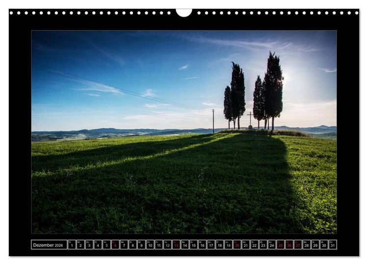 Produktbild: Toskana - Die Magie des Val d'Orcia (Wandkalender 2026 DIN A3 quer), CALVENDO Monatskalender