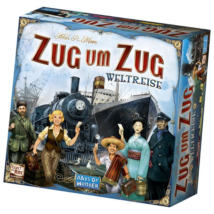 Produktbild: Zug um Zug, Weltreise (Spiel)