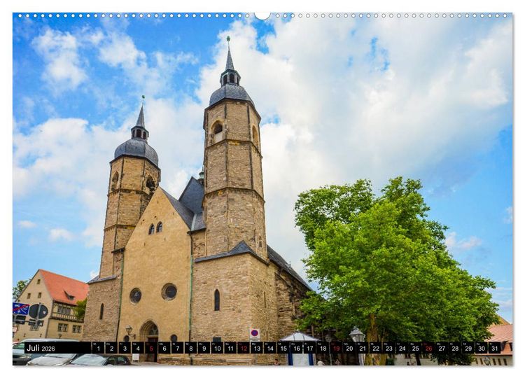 Produktbild: Lutherstadt Eisleben Impressionen (Wandkalender 2026 DIN A2 quer), CALVENDO Monatskalender