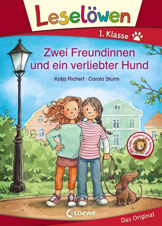 Produktbild: Lesel&ouml;wen 1. Klasse - Zwei Freundinnen und ein verliebter Hund
