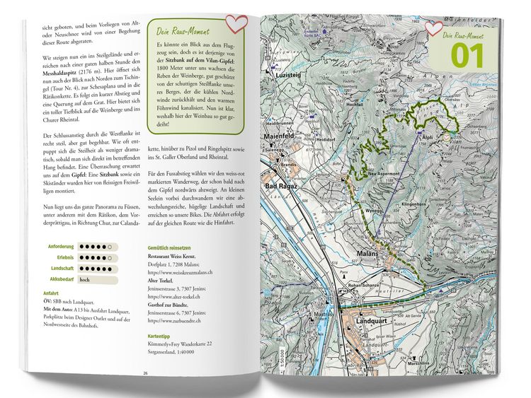 Produktbild: K&uuml;mmerly+Frey Raus und E-Bike & Hike Graub&uuml;nden &ndash; Mountainbike- & Wanderf&uuml;hrer