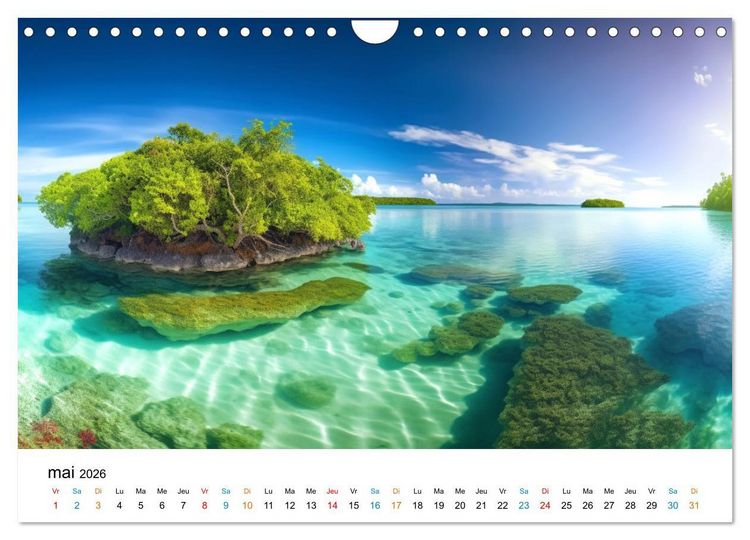 Produktbild: Paysages r&ecirc;v&eacute;s (Calendrier mural 2026 DIN A4 vertical), CALVENDO calendrier mensuel