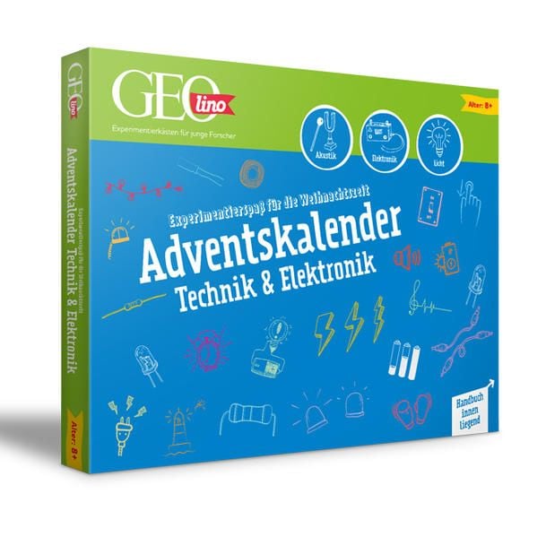 Produktbild: FRANZIS 67171 - GEOlino Technik & Elektronik Adventskalender