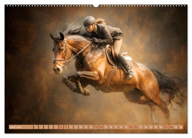 Produktbild: Wild im Herz, weich in der Hand (hochwertiger Premium Wandkalender 2026 DIN A2 quer), Kunstdruck in Hochglanz
