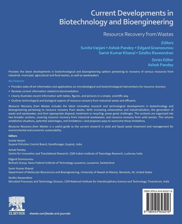 Produktbild: Current Developments in Biotechnology and Bioengineering