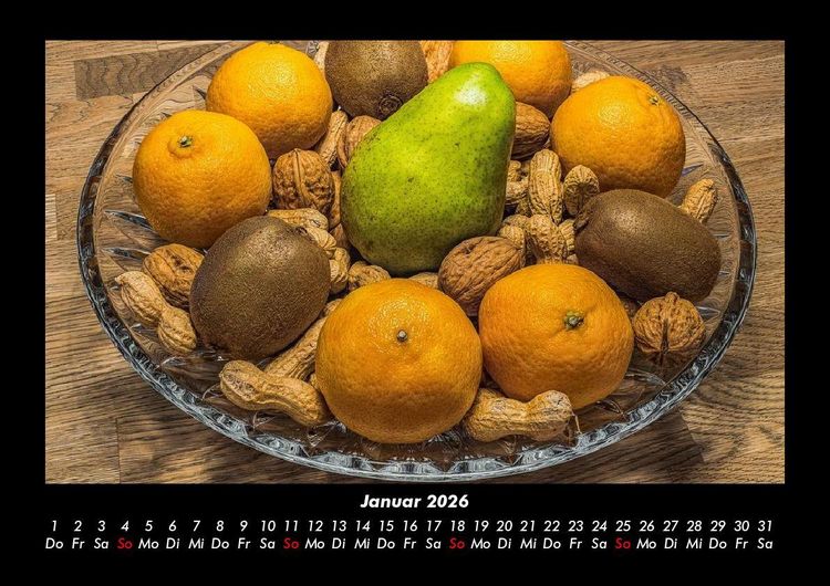 Produktbild: Obstkalender 2026 Fotokalender DIN A3