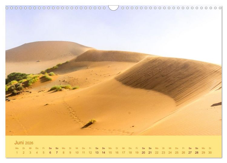 Produktbild: Namib Naukluft National Park - Unendliche W&uuml;ste (Wandkalender 2026 DIN A3 quer), CALVENDO Monatskalender