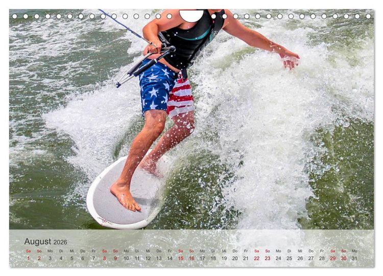 Produktbild: Wassersport - Fun pur (Wandkalender 2026 DIN A4 quer), CALVENDO Monatskalender