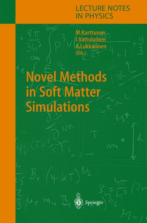 Produktbild: Novel Methods in Soft Matter Simulations