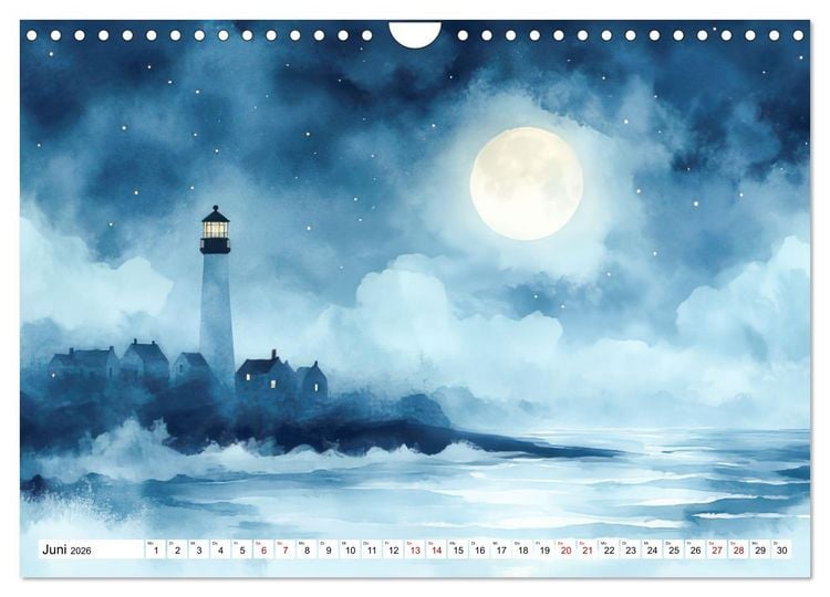 Produktbild: Wellenw&auml;chter (Wandkalender 2026 DIN A4 quer), CALVENDO Monatskalender