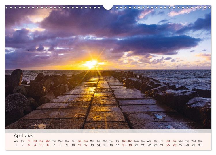 Produktbild: The Charm of Denmark's North Sea (Wall Calendar 2026 DIN A3 landscape), CALVENDO 12 Month Wall Calendar