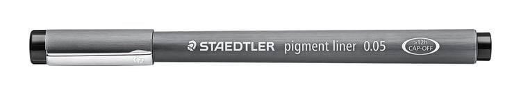 Produktbild: STAEDTLER Fineliner Lumocolor pigment liner 308 schwarz, 0,05 mm