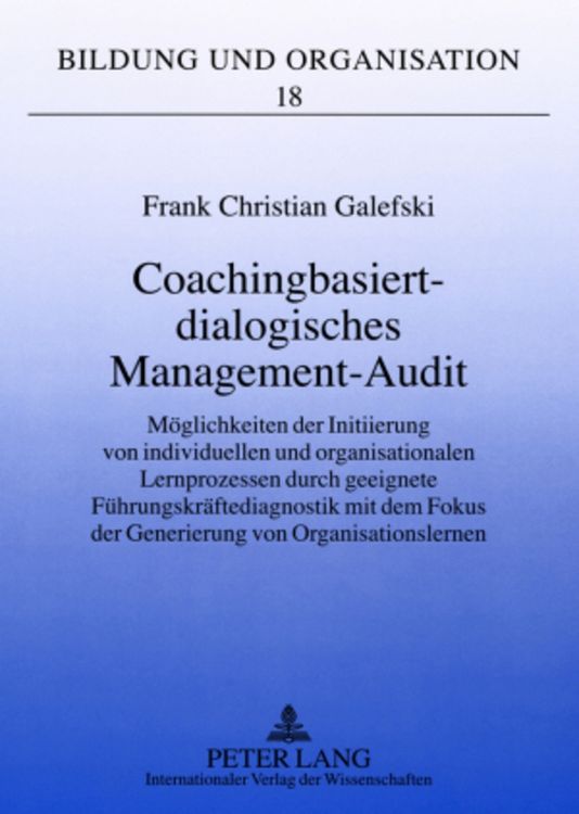 Produktbild: Coachingbasiert-dialogisches Management-Audit