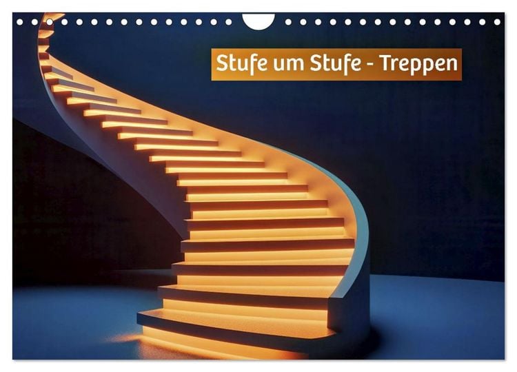 Produktbild: Stufe um Stufe - Treppen (Wandkalender 2027 DIN A4 quer), CALVENDO Monatskalender