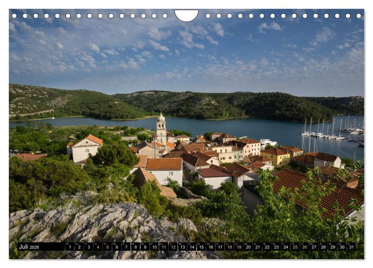 Produktbild: Dalmatien - Perle der Adria (Wandkalender 2026 DIN A4 quer), CALVENDO Monatskalender