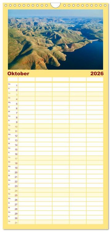 Produktbild: Familienplaner 2026 - Unterwegs in Australiens Nationalparks mit 5 Spalten (Wandkalender, 21 x 45 cm) CALVENDO
