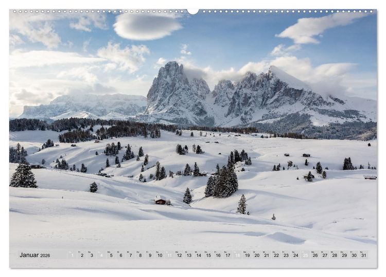 Produktbild: Faszination Dolomiten (hochwertiger Premium Wandkalender 2026 DIN A2 quer), Kunstdruck in Hochglanz