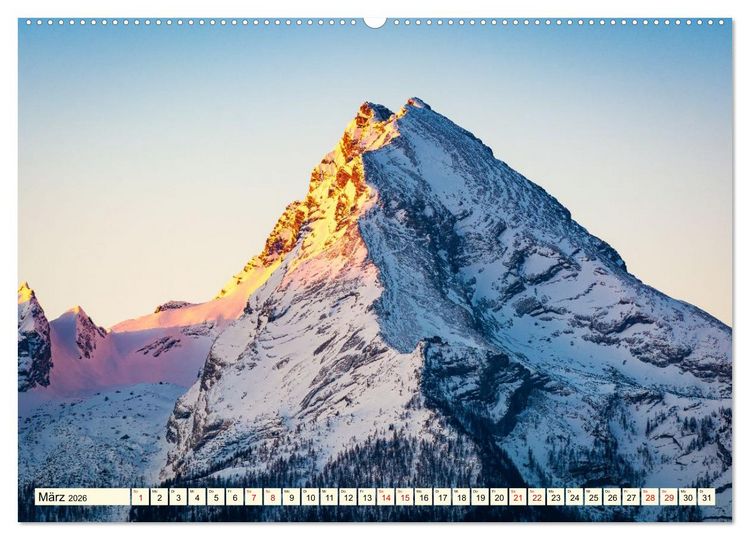 Produktbild: Malerische Alpen - Fesselnde Landschaften (hochwertiger Premium Wandkalender 2026 DIN A2 quer), Kunstdruck in Hochglanz