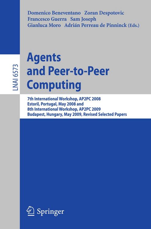 Produktbild: Agents and Peer-to-Peer Computing