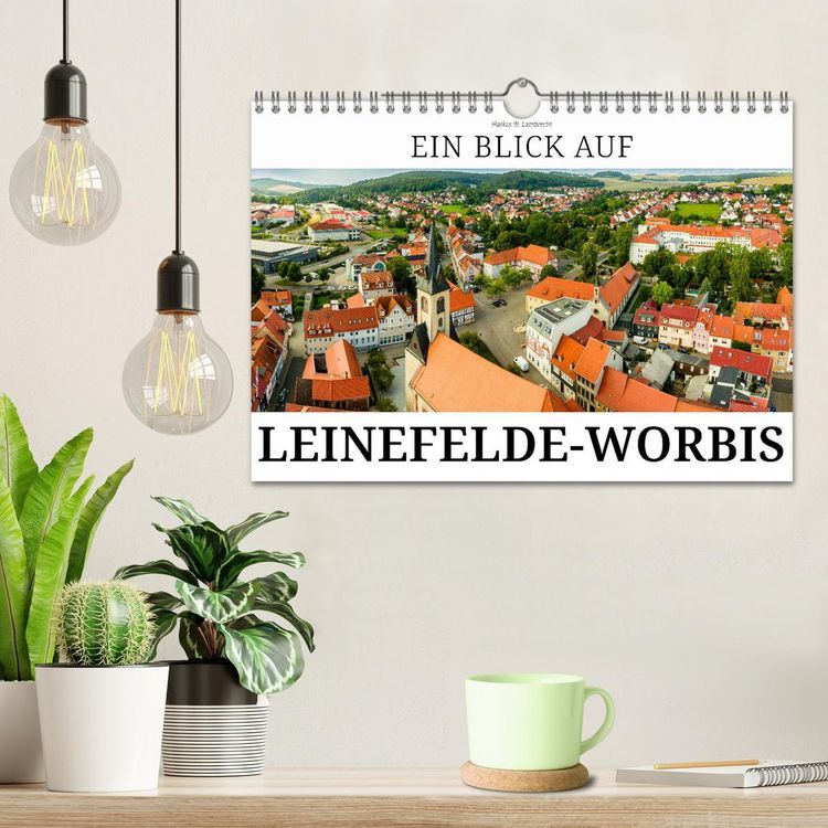 Produktbild: Ein Blick auf Leinefelde-Worbis (Wandkalender 2026 DIN A4 quer), CALVENDO Monatskalender