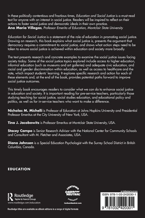 Produktbild: Education for Social Justice