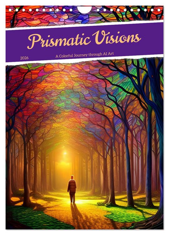 Produktbild: Prismatic Visions (Wall Calendar 2026 DIN A4 portrait), CALVENDO 12 Month Wall Calendar