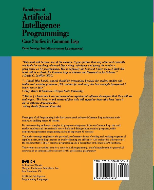 Produktbild: Paradigms of Artificial Intelligence Programming