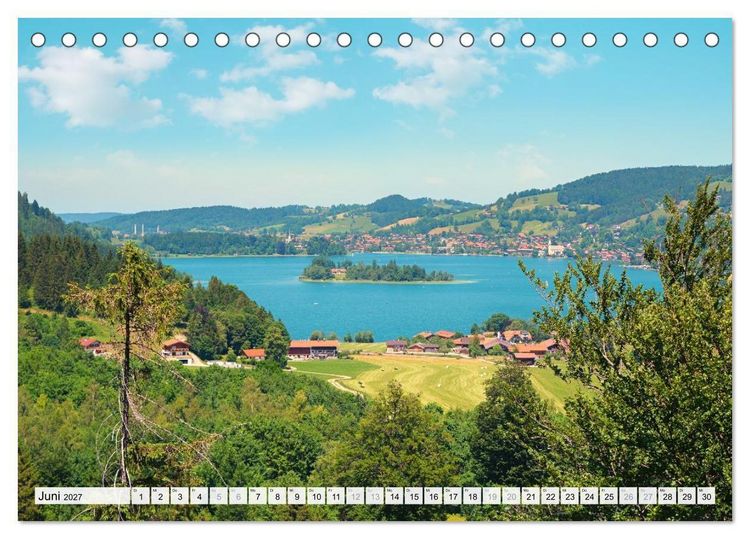 Produktbild: Schliersee-Idylle (Tischkalender 2027 DIN A5 quer), CALVENDO Monatskalender