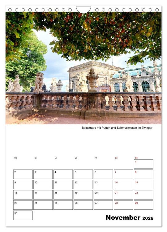 Produktbild: Prachtvolles Dresden (Wandkalender 2026 DIN A4 hoch), CALVENDO Monatskalender