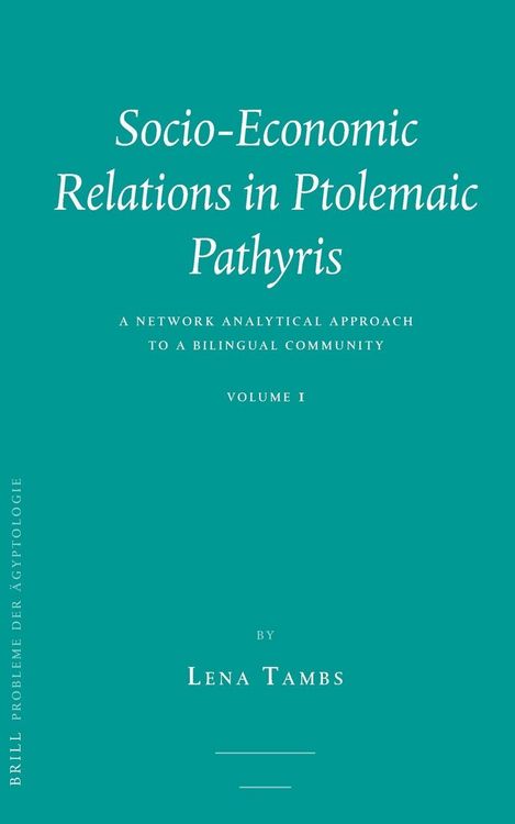 Produktbild: Socio-economic Relations in Ptolemaic Pathyris