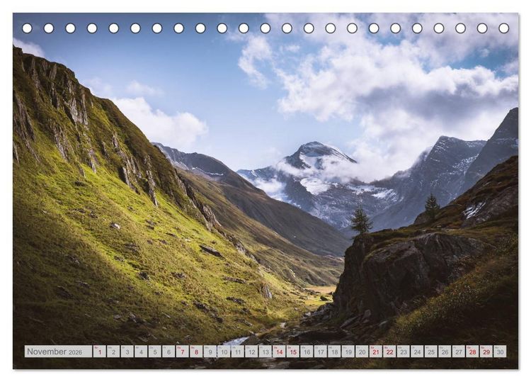 Produktbild: Das Ahrntal (Tischkalender 2026 DIN A5 quer), CALVENDO Monatskalender