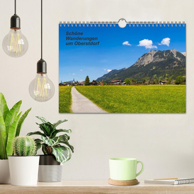 Produktbild: Sch&ouml;ne Wanderungen um Oberstdorf (Wandkalender 2026 DIN A4 quer), CALVENDO Monatskalender