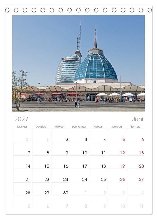 Produktbild: Tischplaner 2027 - Ansichten von Bremen und Bremerhaven (A5 Tischkalender zum Aufstellen) CALVENDO