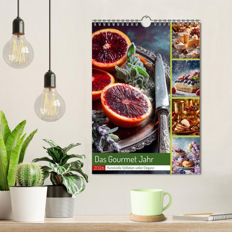 Produktbild: Das Gourmet Jahr (Wandkalender 2026 DIN A4 hoch), CALVENDO Monatskalender