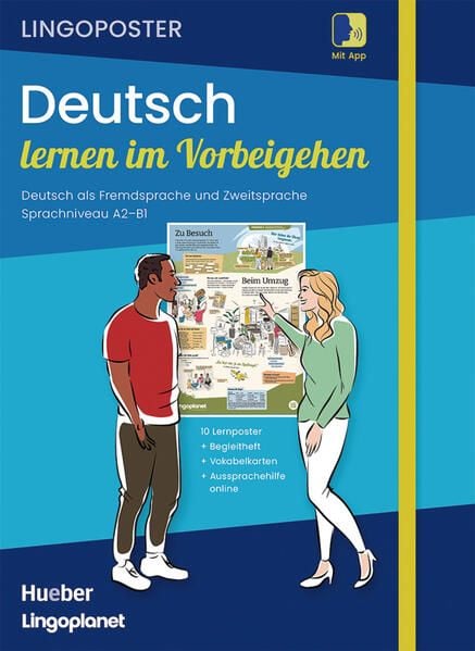 Produktbild: Lingoposter: Deutsch lernen im Vorbeigehen