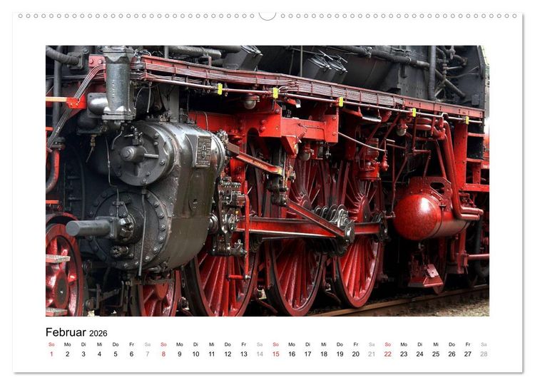 Produktbild: Unter Dampf - Dampflokromantik (Wandkalender 2026 DIN A2 quer), CALVENDO Monatskalender